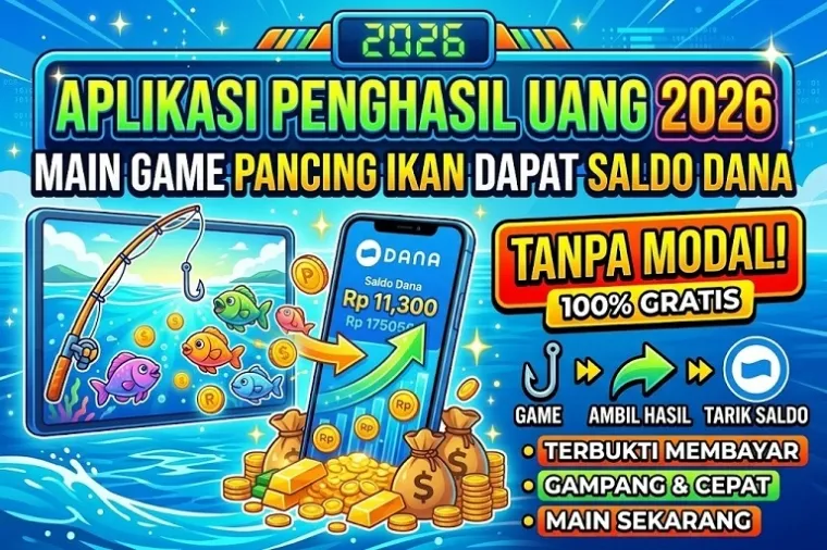 Aplikasi Game Pancing Ikan Klaim Bisa Hasilkan Saldo Dana Tanpa Modal