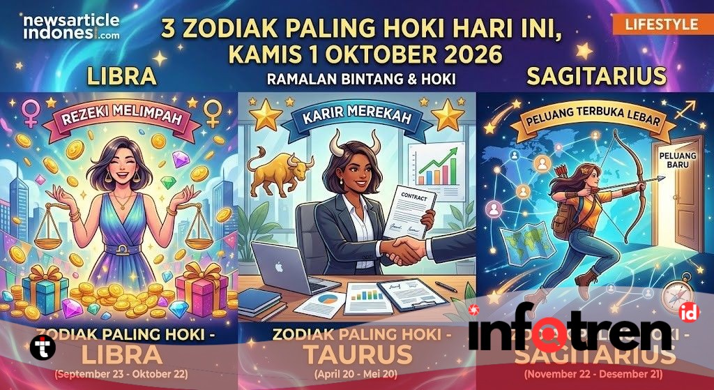 Ramalan Zodiak Harian, Kamis 1 Oktober 2026