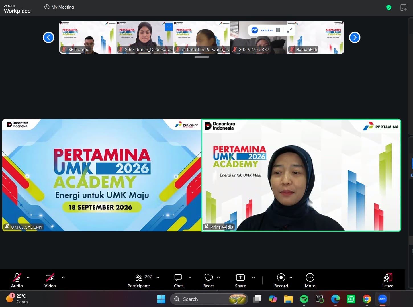Pertamina UMK Academy 2026 Mulai, 217 Usaha Kecil Jatimbalinus Dibina