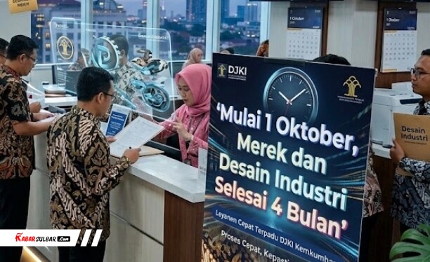 Kakanwil Kemenkum Sulbar Dukung Percepatan Layanan KI, Merek dan Desain Industri Rampung 4 Bulan Mulai 1 Oktober 2026