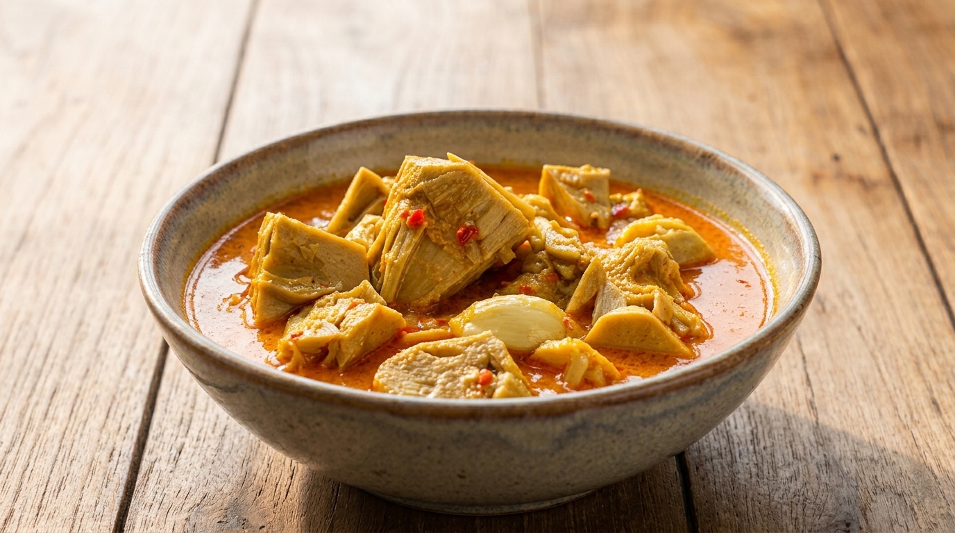 Resep Gulai Nangka Muda Khas Minang, Bumbu Meresap dengan Kuah Santan Gurih Kemerahan