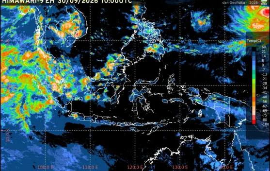 BMKG Prakiraan Cuaca 1 Oktober 2026: Bengkulu dan Palembang Udara Kabur, Padang Hujan Disertai Petir