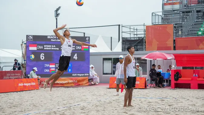 Tantang Juara Bertahan, Sofyan/Bintang Berebut Emas Voli Pantai Asian Games 2026
