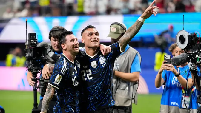 Lautaro Martinez Samai 41 Gol Aguero, Masuk Tiga Besar Argentina