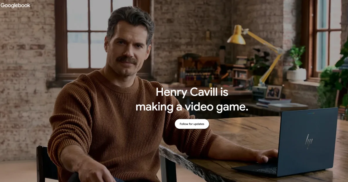 Henry Cavill Garap Video Game Pakai Laptop Googlebook Mulai November 2026