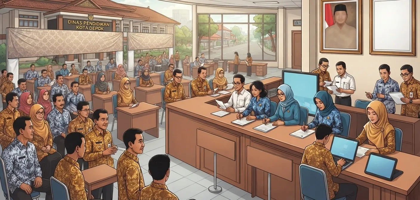 397 Guru di Depok Ikuti Seleksi Administrasi Bakal Calon Kepala Sekolah, Berlangsung 25-30 September 2026