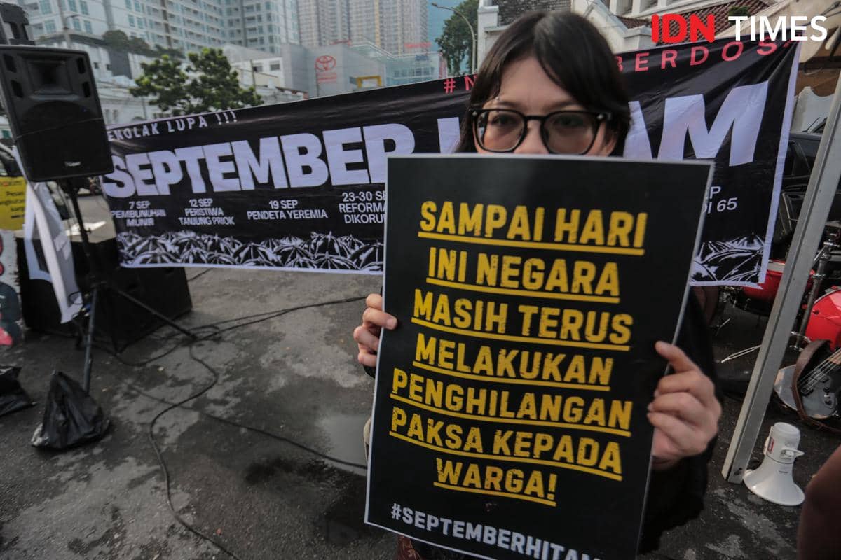 Aksi Kamisan Medan Gelar September Hitam di Titik Nol, 23 Kasus Kekerasan TNI Dicatat Sepanjang 2026