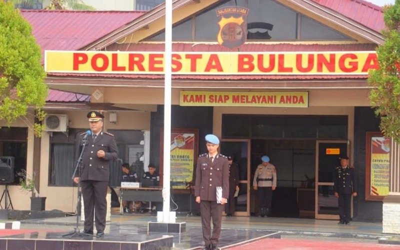 Polresta Bulungan Gelar Upacara Hari Kesaktian Pancasila, Kapolresta Tekankan Komitmen Polri Jaga NKRI