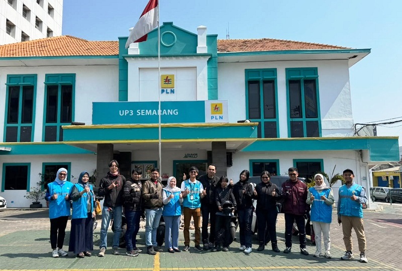 PLN UP3 Semarang Sambut Rombongan Touring Motor Listrik Patriot EV di Momentum Hari Kesaktian Pancasila