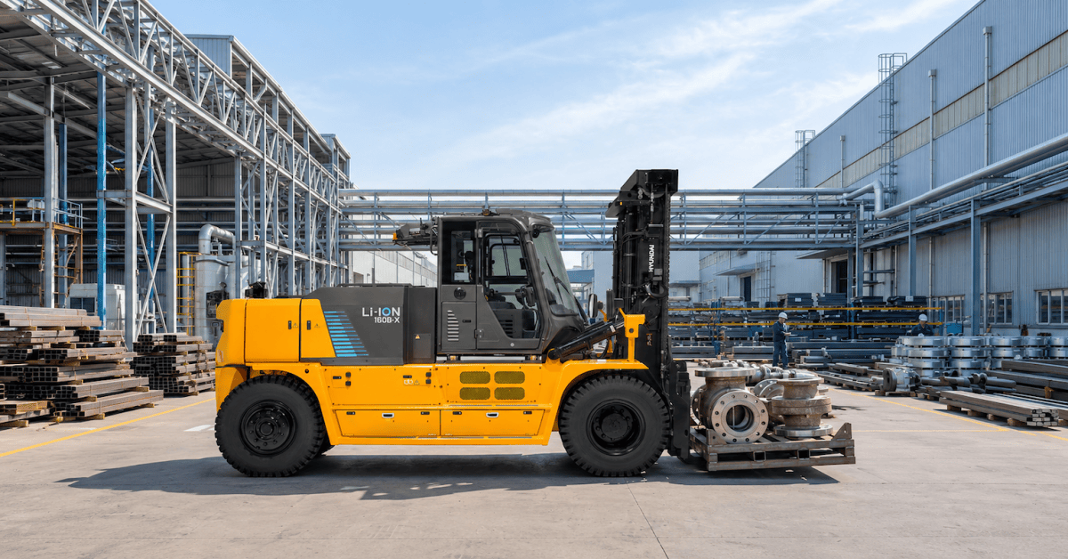 Hyundai 160B-X Meluncur, Forklift Listrik 16 Ton dengan Baterai 618V