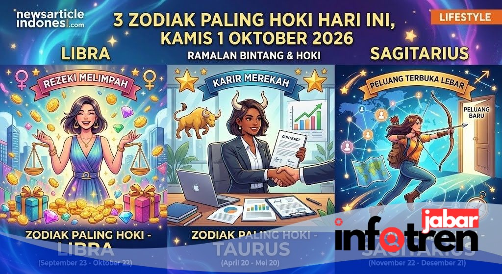 Ramalan Zodiak Harian, Kamis 1 Oktober 2026
