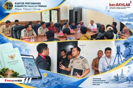 Kantor Pertanahan Mamuju Tengah Penuhi RDP Kedua DPRD, Bahas Beda Data Sertipikat dan Indikasi Tumpang Tindih