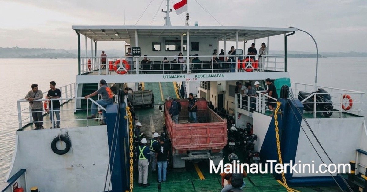 Jadwal Kapal Ferry Tarakan–Sebawang Oktober 2026: KMP Manta Layani Rute Tana Tidung, Tiket Kini Wajib Online