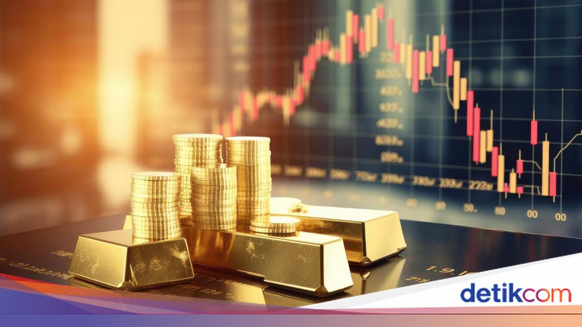 Harga Emas Antam di Palembang Turun Rp14.000, Jadi Rp2.581.000 per Gram