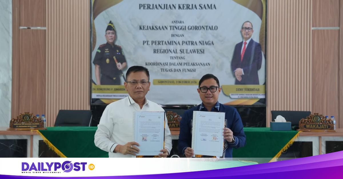 Pertamina Patra Niaga dan Kejati Gorontalo Teken PKS, Perkuat Koordinasi Operasional Energi