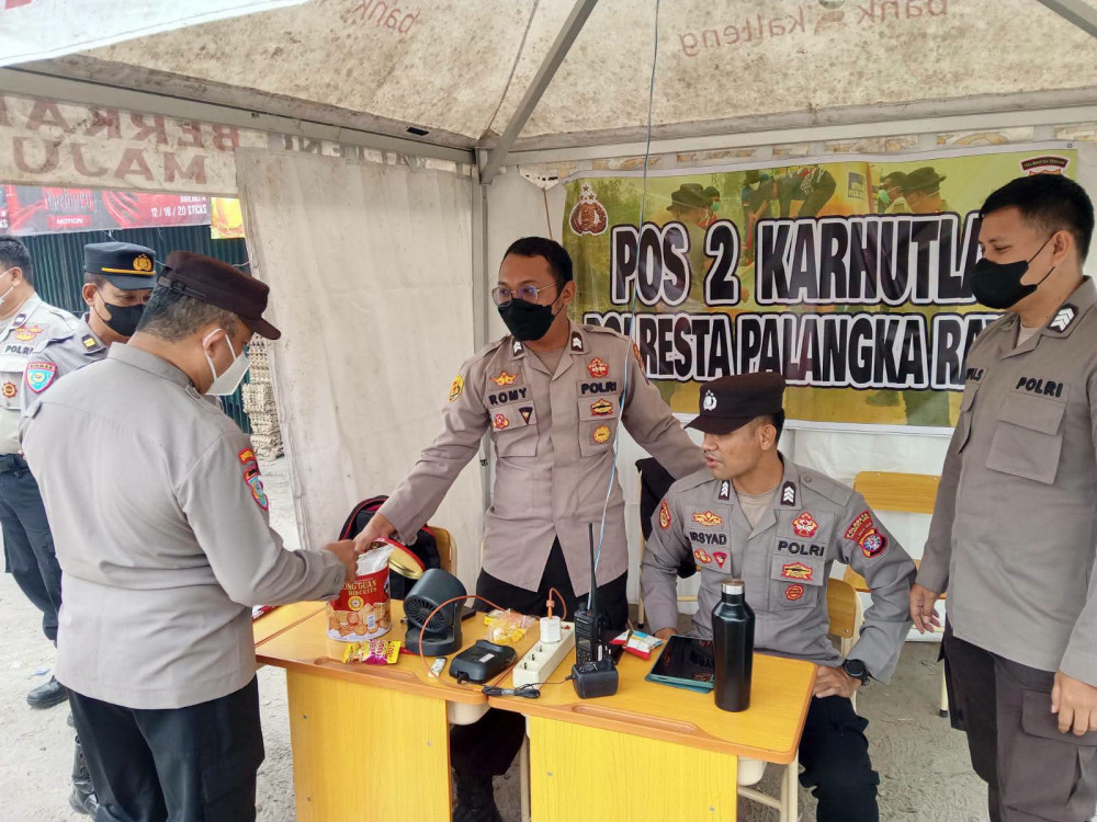 Polresta Palangka Raya Siagakan 9 Pos Pam di Titik Rawan Karhutla, Diawasi 24 Jam