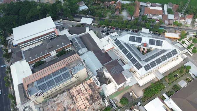 RS Mardi Rahayu Pasang PLTS Atap 416 kWp, Operasional 24 Jam Tetap Jalan