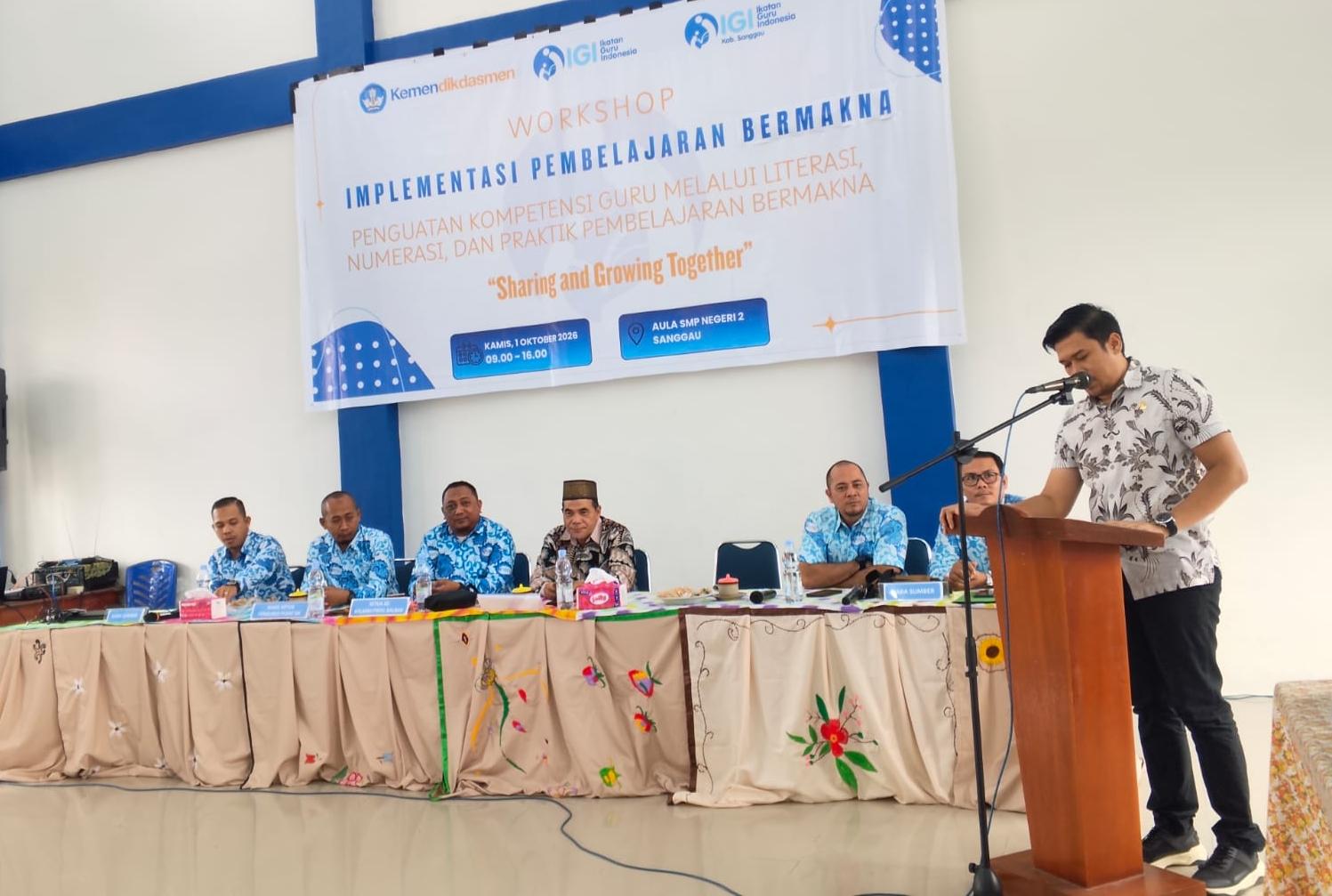 IGI Sanggau Gelar Workshop Pembelajaran Bermakna, 100 Guru PAUD hingga SMA Ikut serta dan Pengurus 2026-2031 Dilantik