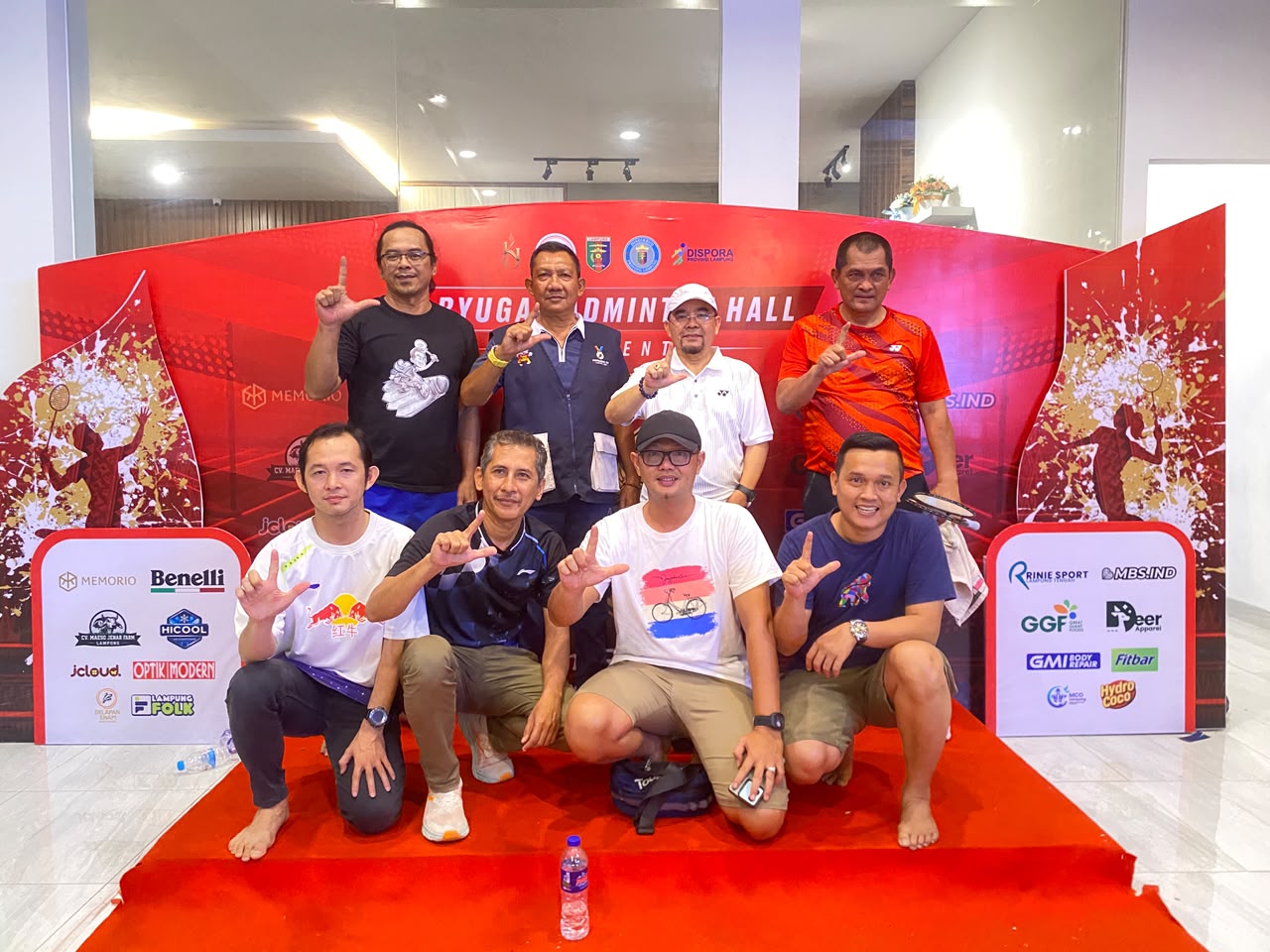 PWI Lampung Uji Tiga Pasangan Ganda di Kejuaraan Bulutangkis Gubernur Cup, Dua Tembus 8 Besar