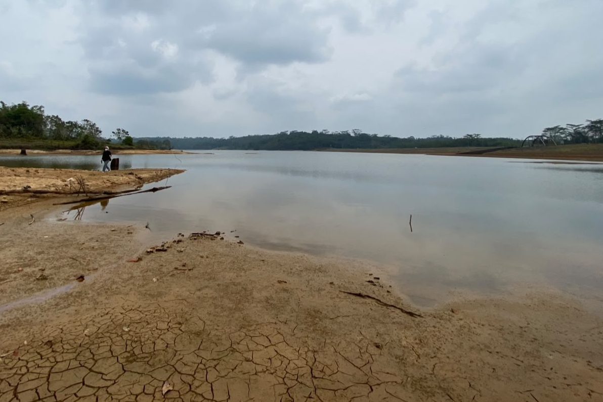 Kemarau 60 Hari Tanpa Hujan, Cadangan Air Bendungan Teritip Balikpapan Kritis, BWS Batasi Pengambilan 50 Persen