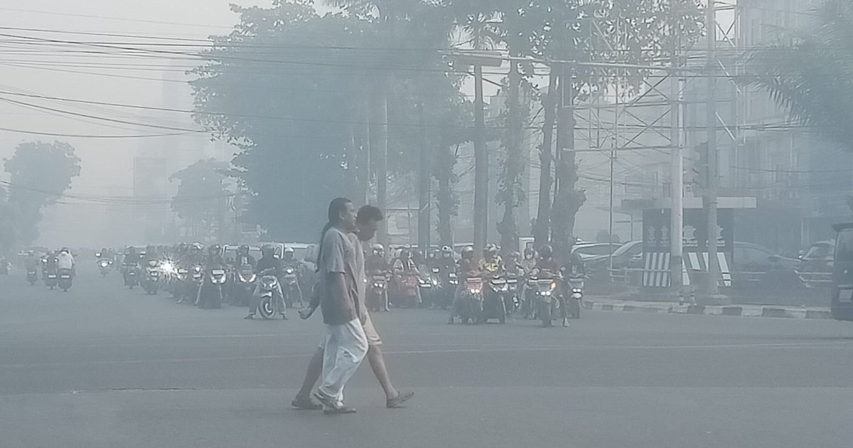 Kualitas Udara Palembang Pagi Ini Masuk Kategori Berbahaya, 3.053 Titik Panas Terdeteksi di Sumsel