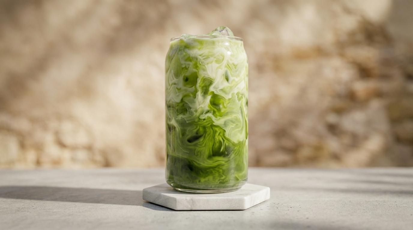 Resep Iced Matcha Latte Segar Ala Kafe, Cukup 3 Langkah Pakai 5 Bahan Dapur
