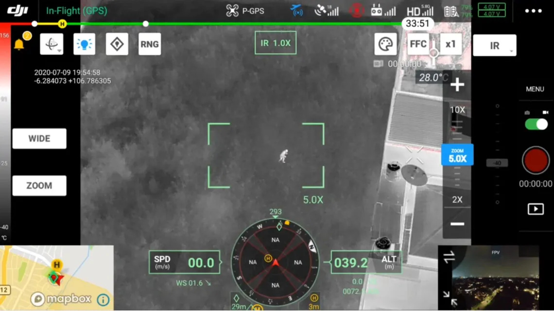 Drone Keamanan Otomatis Terbang Verifikasi Alarm di Kawasan Industri, Bekali Kamera Thermal 640 x 512