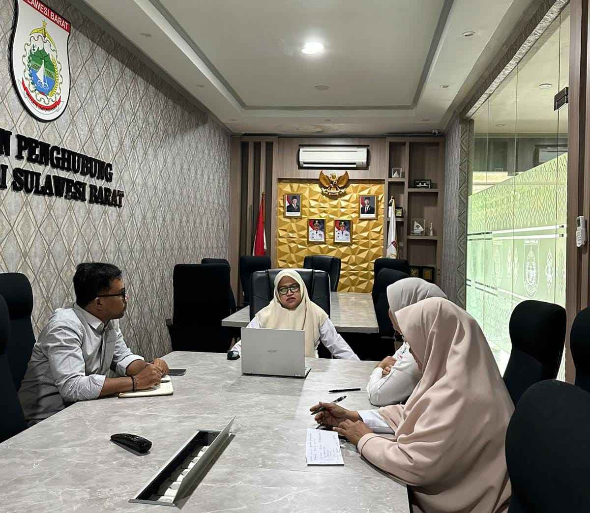Badan Penghubung Daerah Sulbar Bahas Standar Harga dan Pengelolaan Tenaga Outsourcing Bersama Bina An Naafi