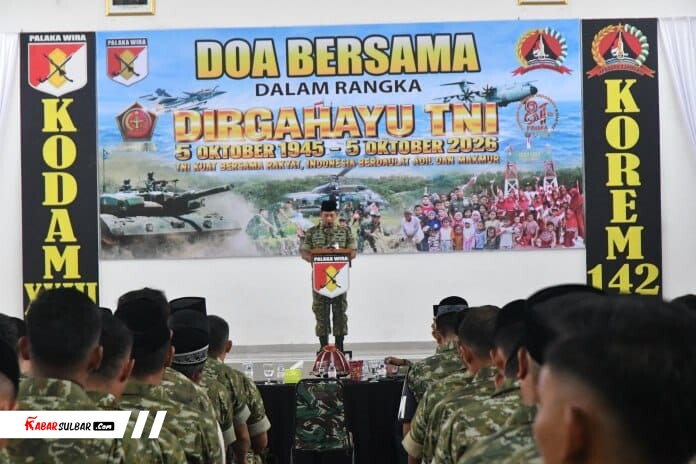 Korem 142/Tatag Gelar Doa Bersama Lintas Agama Sambut HUT Ke-81 TNI di Mamuju