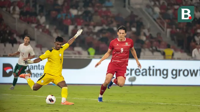 Mitchell Baker Cetak 5 Gol, Timnas Indonesia Libas Bangladesh 9-2 dan ke Final
