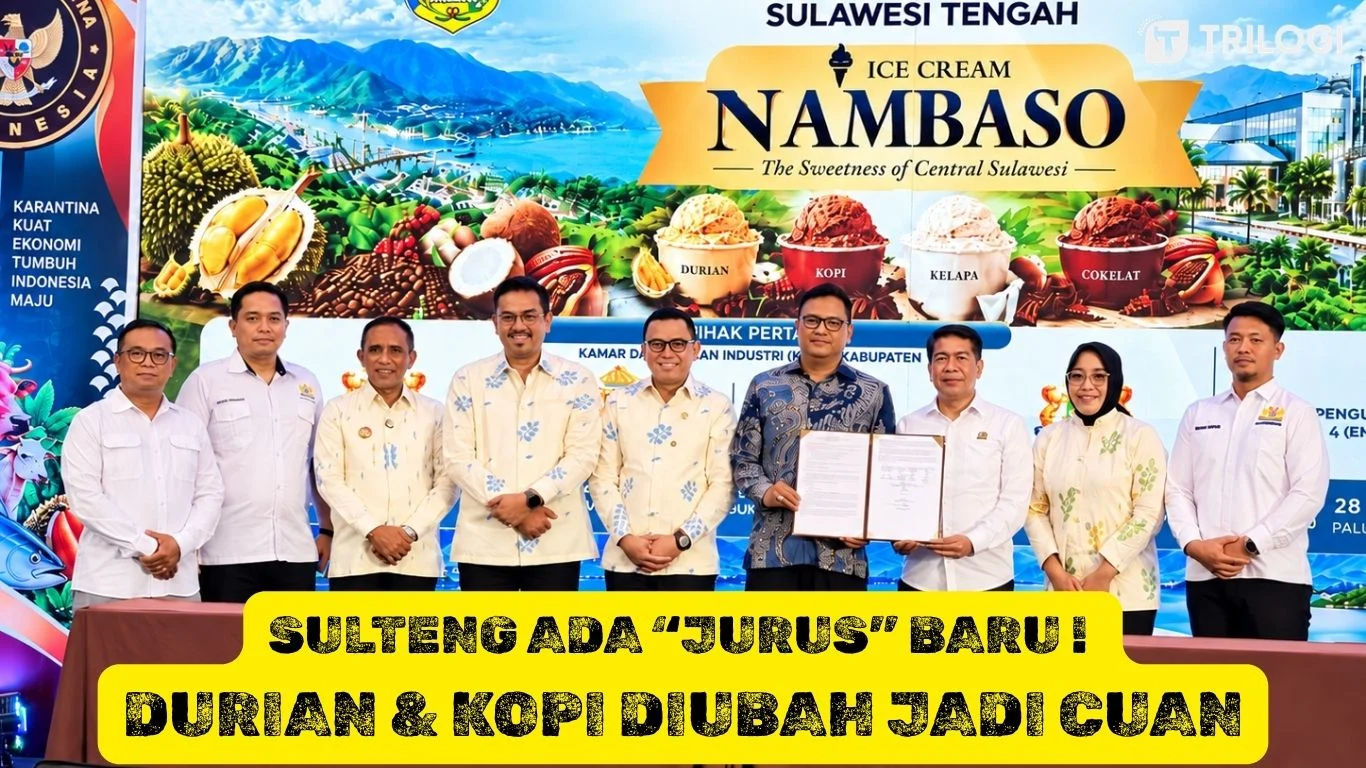 KADIN Sulteng Gandeng Eks Bos TaniHub Olah Durian dan Kopi Jadi Es Krim Nambaso
