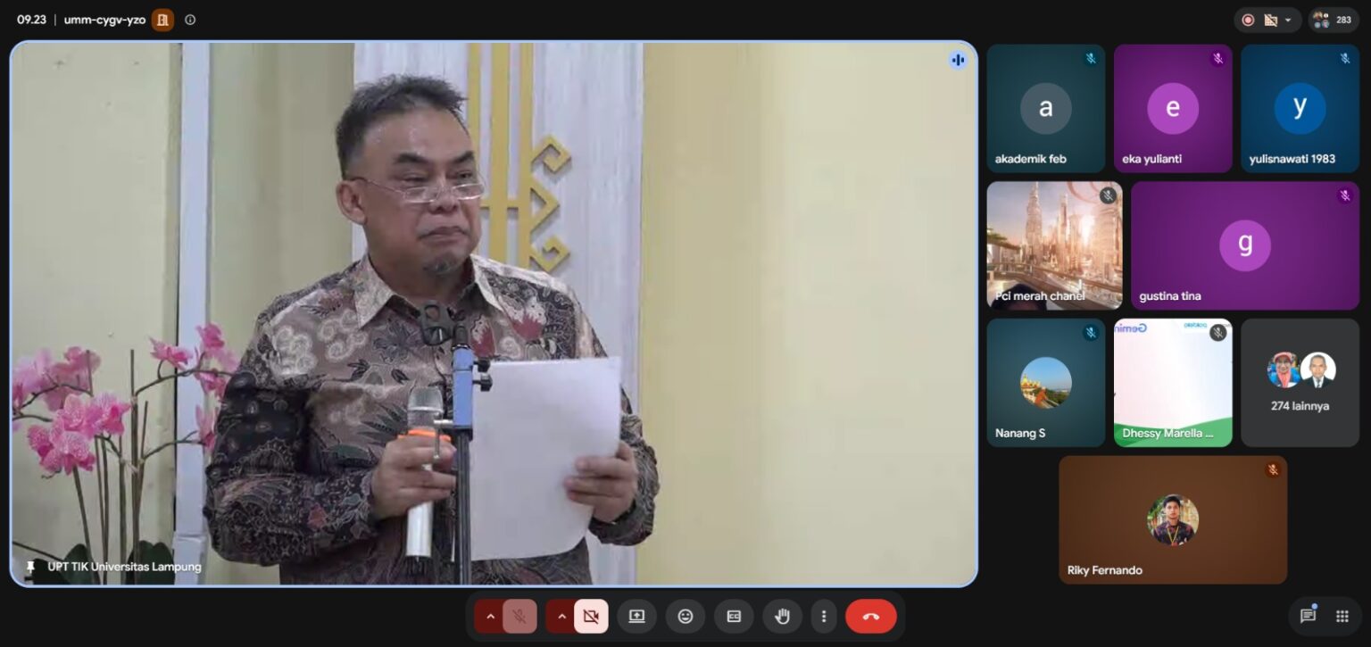 Unila Latih 1.550 Sivitas Akademika Gunakan Gemini, Sertifikasi AI Digelar 2-3 Oktober 2026
