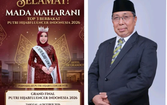 Mada Maharani Wakil NTB Tembus Top 3 Berbakat Putri Hijabfluencer Indonesia 2026, KSBN Ajak Warga Bersatu Beri Dukungan