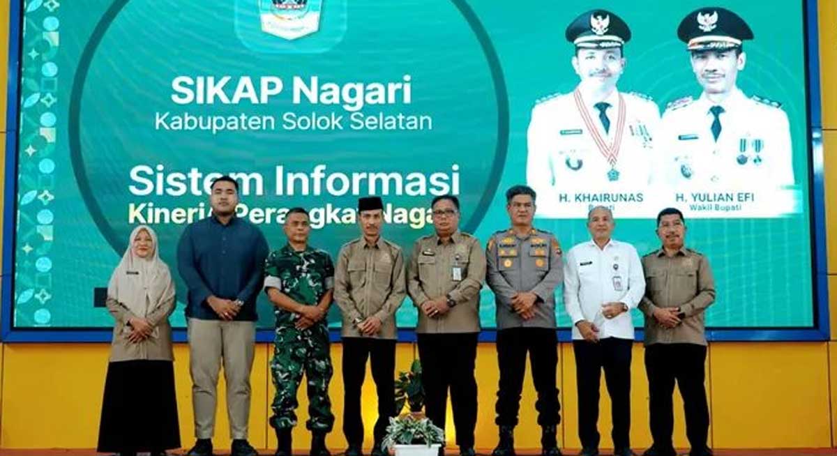 Pemkab Solok Selatan Luncurkan SIKAP Nagari, Kinerja Perangkat Desa Kini Dipantau Lewat Aplikasi