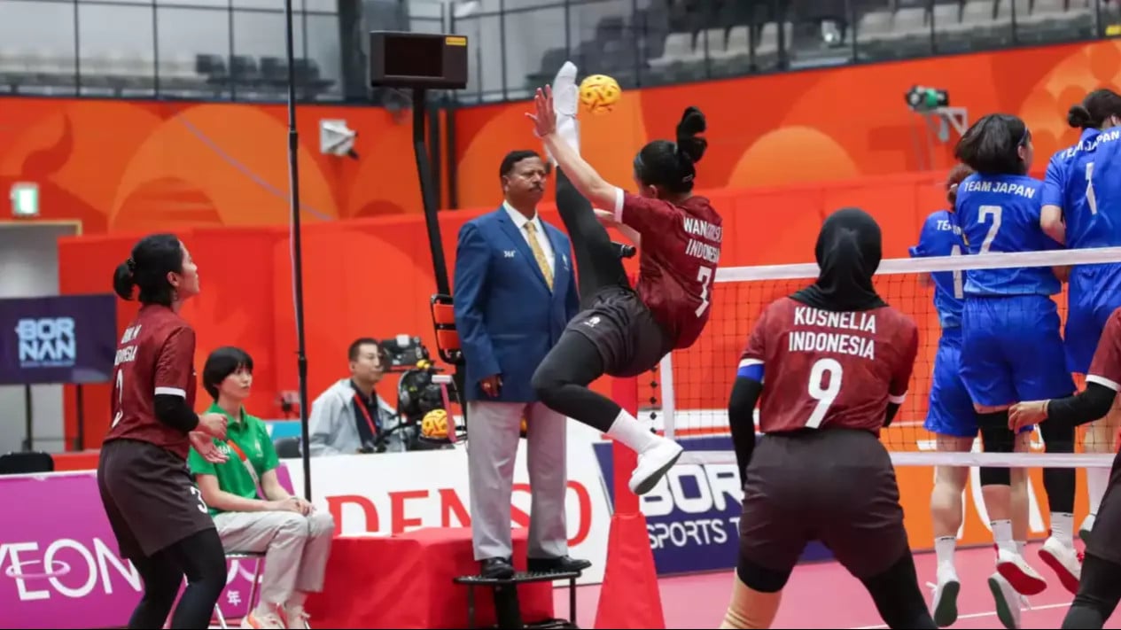 Sepak Takraw Putri Indonesia Raih Perunggu Asian Games 2026 Usai Kalah dari Thailand