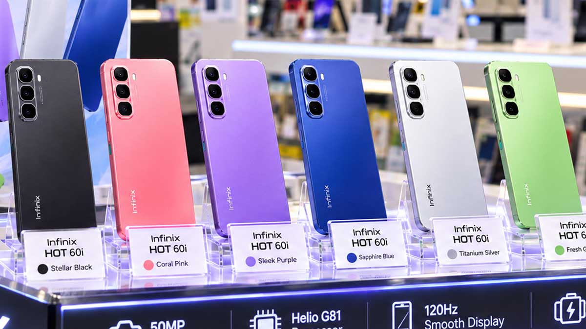Infinix Hot 60i dan 5 HP Murah Spek Mewah 2026, Mulai Rp1 Jutaan