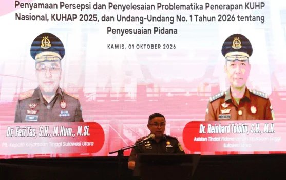 Kejati Sulut Gelar Rapat Konsolidasi Teknis Pidana Umum, 4 Sesi Bahas Keseragaman Penanganan Perkara