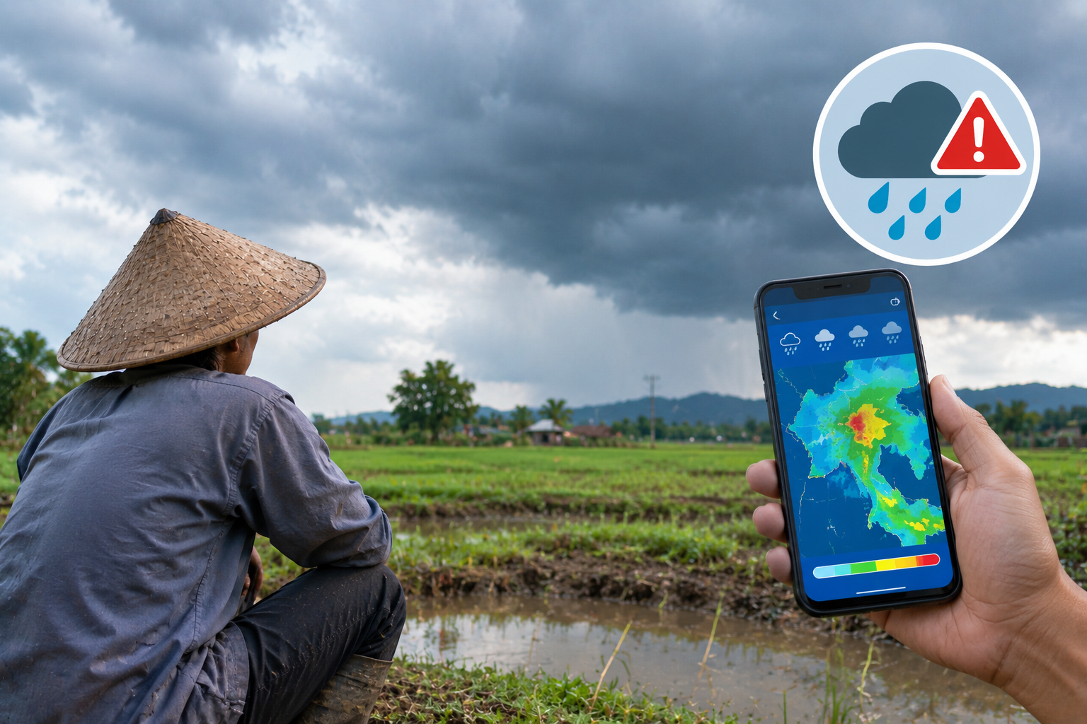 Petani Tadah Hujan Jateng Diminta Tahan Diri, BMKG Sebut Awal Musim Hujan Mundur Sebulan