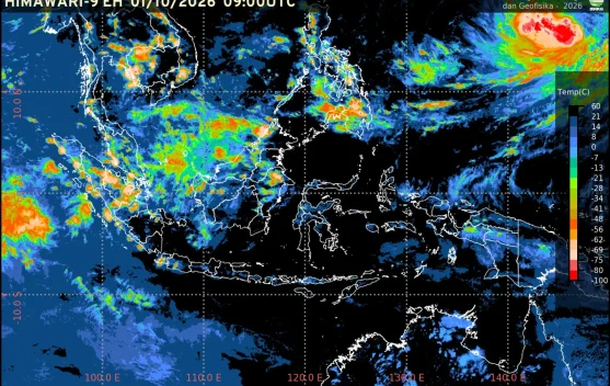 BMKG Prakiraan Cuaca 2 Oktober 2026: Bengkulu Hujan Ringan, Padang dan Bandar Lampung Hujan Disertai Petir
