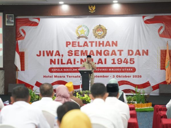 Wagub Malut Sarbin Sehe Tutup Pelatihan JSN 45 di Ternate, Minta Guru dan Siswa Rawat Persatuan