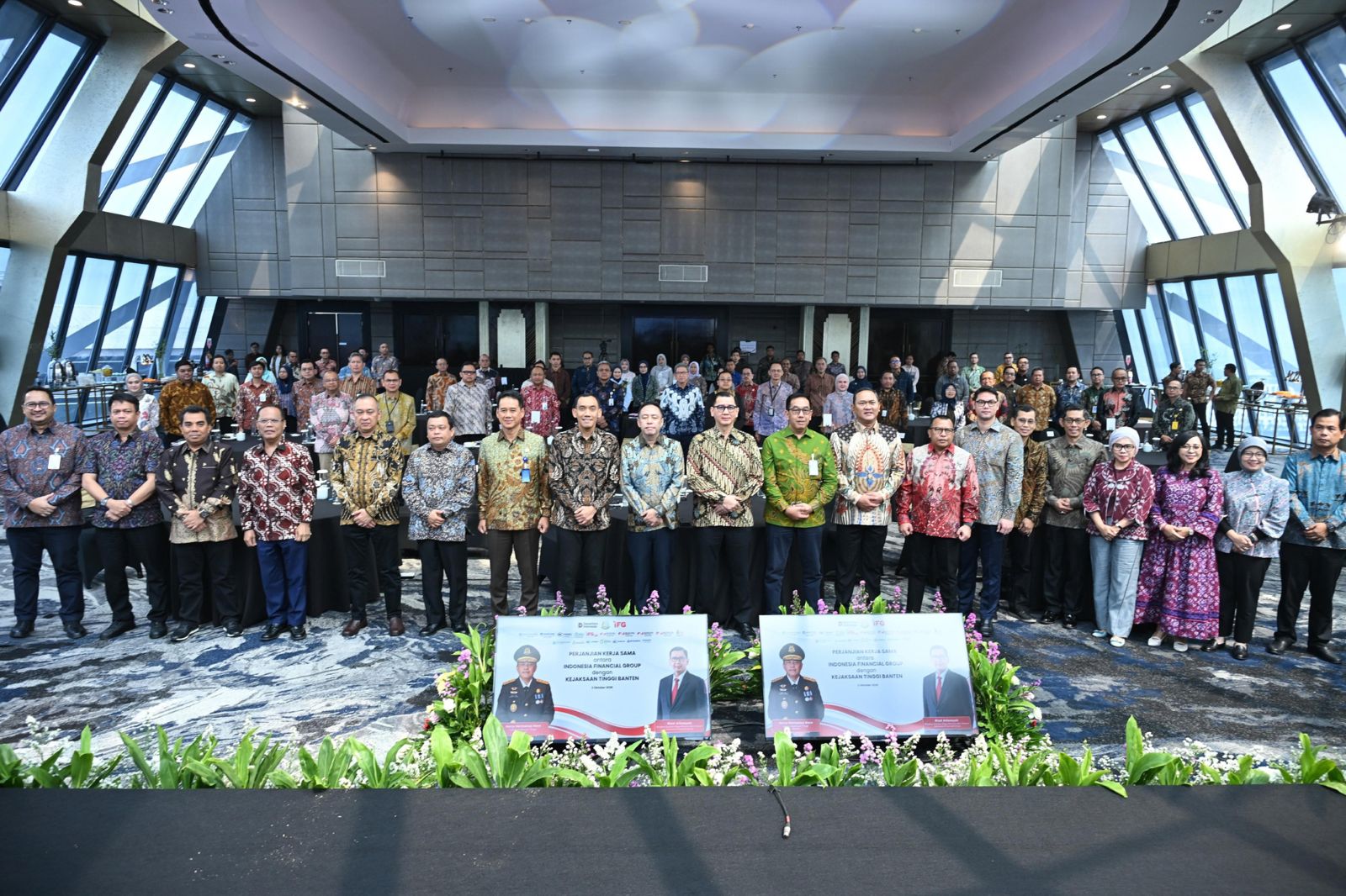 IFG dan Kejati Banten Teken PKS di Tangerang, Jasa Raharja Dukung Penguatan Tata Kelola Layanan Publik