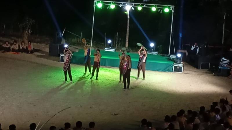 Regu Harimau SMPN 2 Wonogiri Bawakan Senam Lagu 