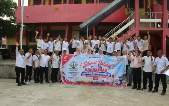 Astra Motor Sumsel Gelar Sarasehan SMK Mitra Binaan AHM, SMK Utama Bakti Palembang Berbagi Praktik Teaching Factory