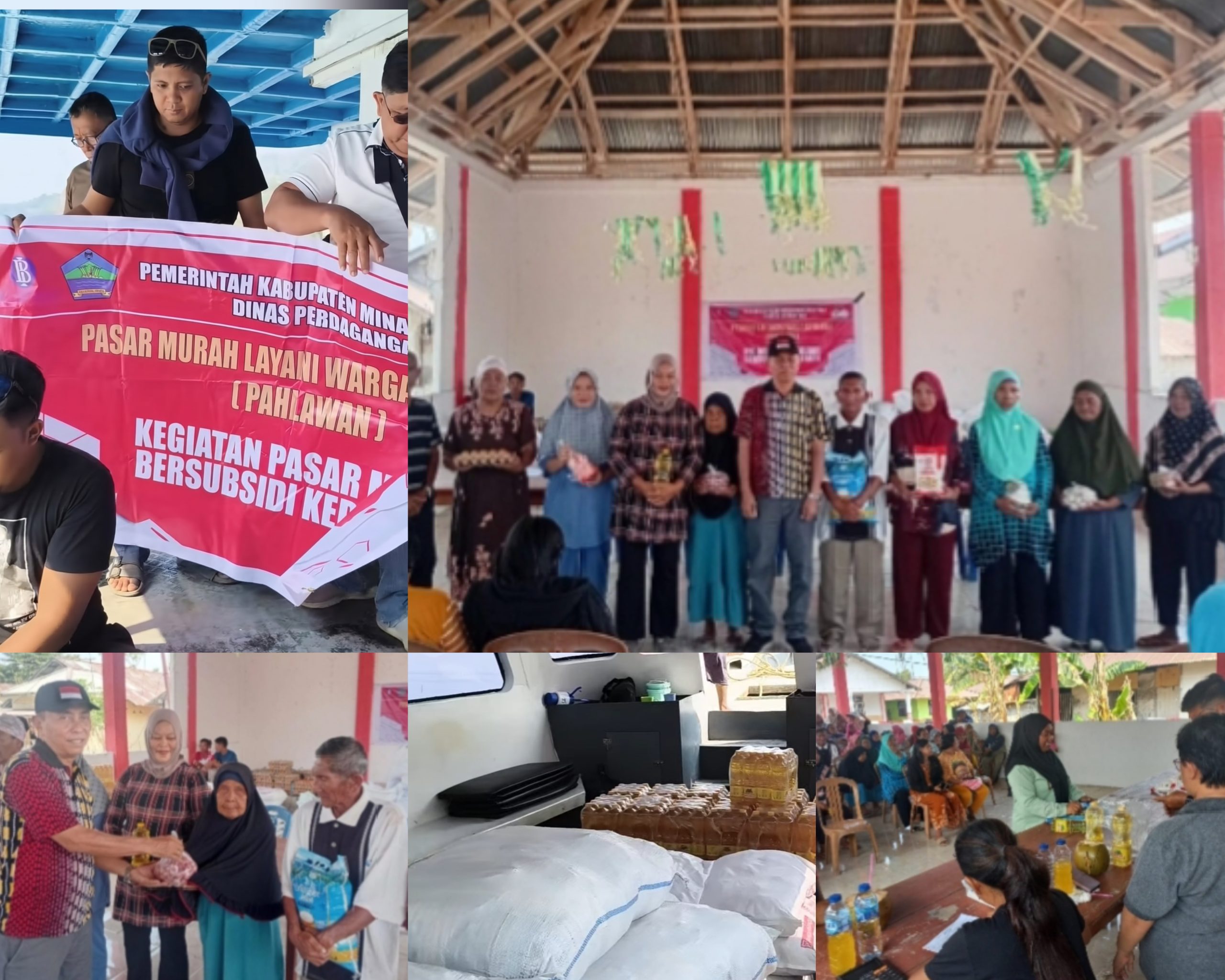 Pemkab Minut Gelar Pasar Murah PAHLAWAN di Pulau Kinabuhutan, 9 Komoditas Pangan Dijual Harga Subsidi