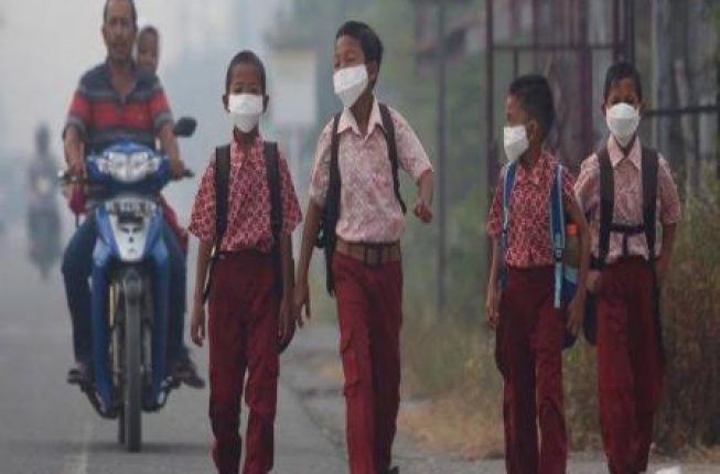 Kualitas Udara Palembang Masih Berbahaya, PM2.5 Musi Dua Tembus 1.225 dan Sekolah Terapkan Daring