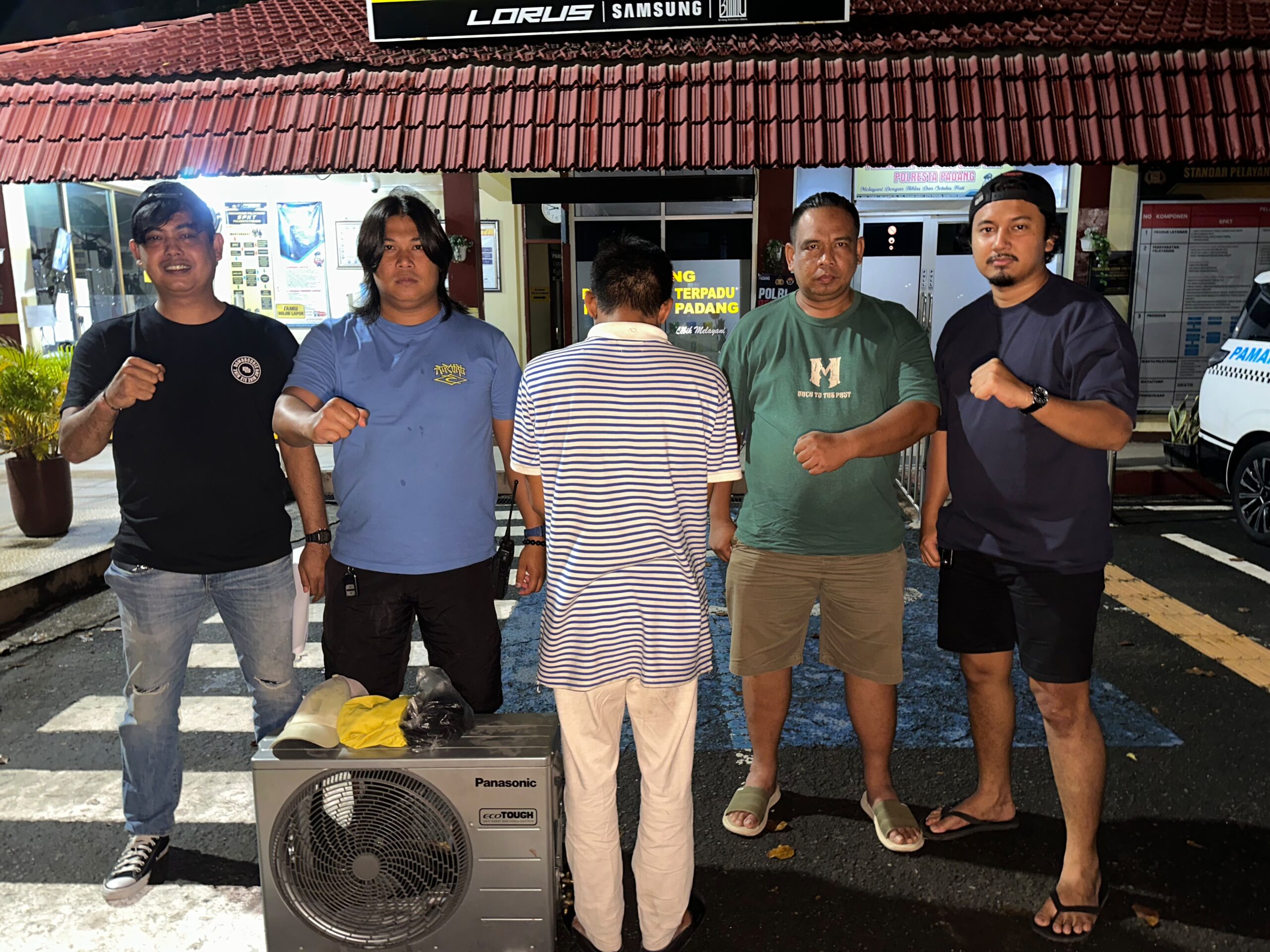 Tim Klewang Polresta Padang Ringkus Pencuri Outdoor AC Ganesha Operation, Kerugian Rp 3 Juta