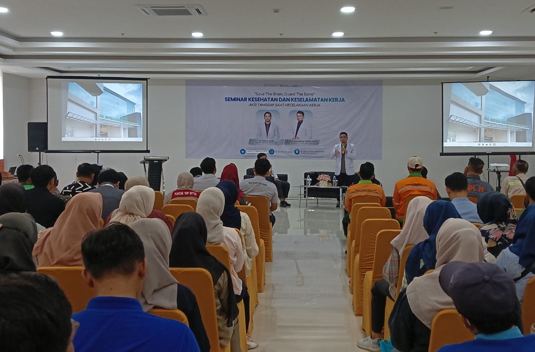 RS Mitra Plumbon Majalengka Gelar Seminar K3, Perusahaan Diminta Perkuat Penanganan Awal Cedera Kepala