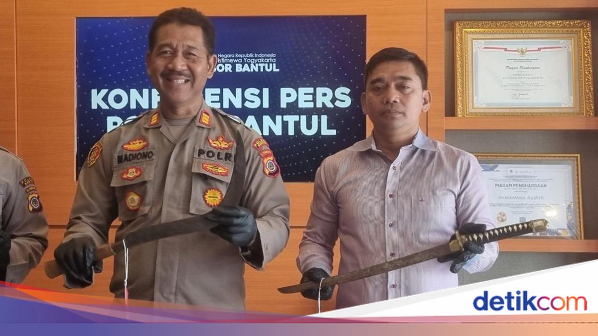 Polisi Ringkus DPO Pembacokan di Sanden Bantul, Tersangka Mengaku Sakit Hati Diledek Pendekar Bento