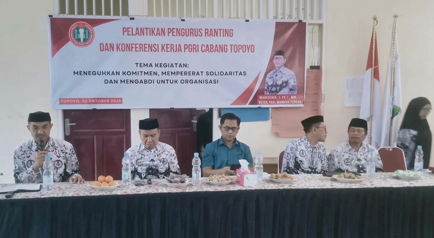 Kadisdikbud Mamuju Tengah Dorong PGRI Topoyo Jadi Penggerak Kompetensi Guru, Bukan Sekadar Wadah Kumpul