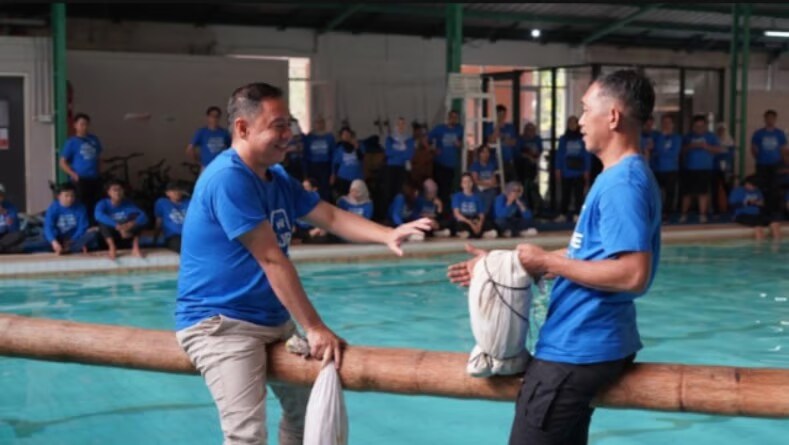 BRILiaN Culture Festival BRI Region 6 di Ciloto Semarak, Lomba Gebuk Bantal Antar Pekerja Jadi Ajang Perekat Kebersamaan